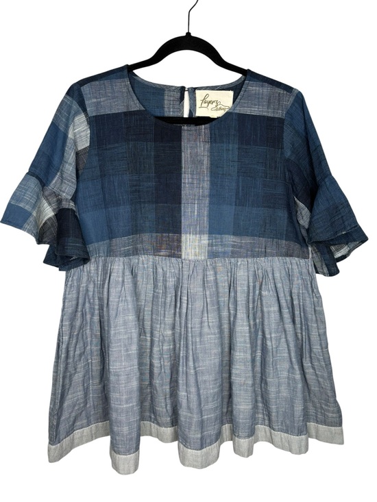 Layerz Clothing Tops - Layerz Clothing 100% Cotton Lightweight Breezy Blouse Flowy Size Medium